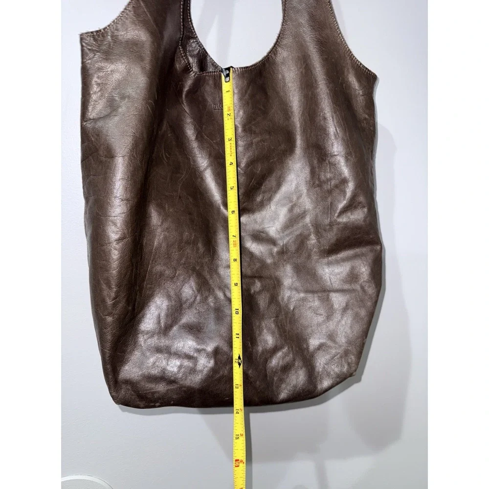 Bretelle Shopping Bag Brown Hobo Boho Shoulder Bag  M0851 J‎